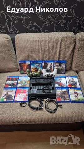 Playstation 4 Fat 1TB + 2 джойстика и 12 Игри 