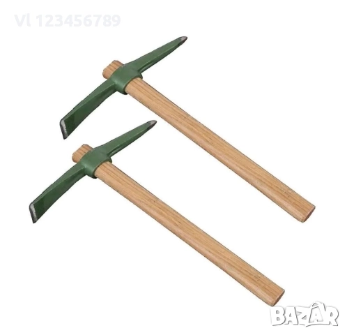 Кирка с дървена дръжка