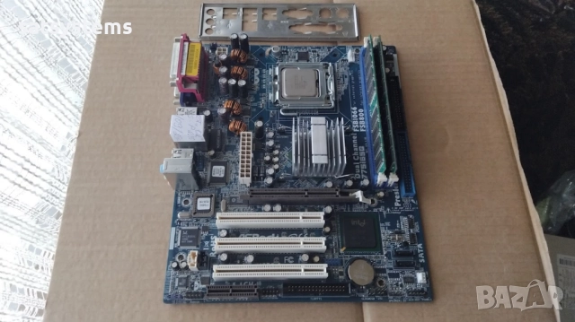 Дънна платка ASRock 775i65G Socket 775 CPU+FAN+RAM, снимка 3 - Дънни платки - 51636059