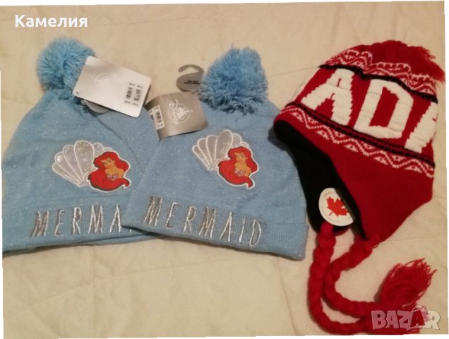 Disney и Canada зимна шапка 3 бр 