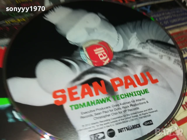 SEAN PAUL CD-ВНОС GERMANY 0907251223, снимка 6 - CD дискове - 50960741