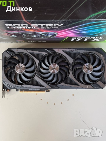 Видеокарта ASUS ROG Strix GeForce® RTX™ 3070 Ti OC, 8GB GDDR6X, снимка 6 - Видеокарти - 52870329