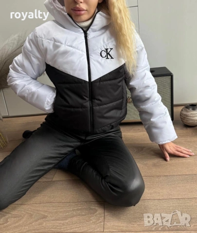 Calvin Klein Ватирано Късо Зимно Дамско Яке , снимка 2 - Якета - 53191652