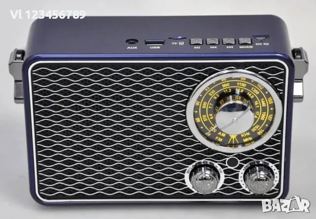 Ретро радио Kemai MD-1177Bt Bluetooth Usb Sd Fm - Носталджи , снимка 3 - Радиокасетофони, транзистори - 53854419