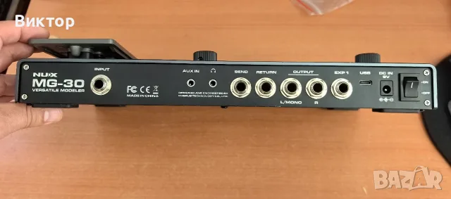 Процесор NUX MG-30, снимка 8 - Китари - 56057126