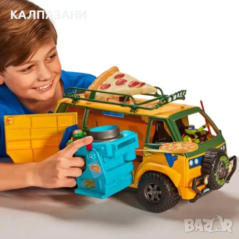 TMNT Костенурка Нинджа "Пълен Хаос" Камион Пица Ван 83468, снимка 5 - Коли, камиони, мотори, писти - 41803916