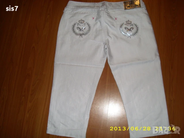 нови бели бермуди от Англия номер UK-12/40, снимка 3 - Къси панталони и бермуди - 51080159