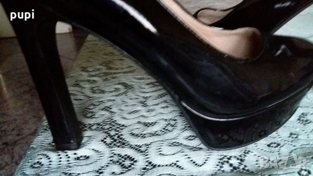 нови лачени на платформа -офис ортопедични обувки -39 н БIA 38н- 37н      NCO  , снимка 2 - Дамски елегантни обувки - 35932357