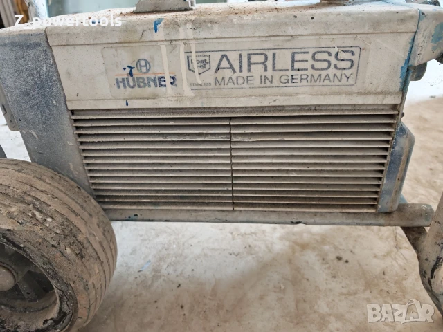 Мощна машина за безвъздушно боядисване Hübner Airless A6 (без маркуч и пистолет, снимка 3 - Други машини и части - 51336842