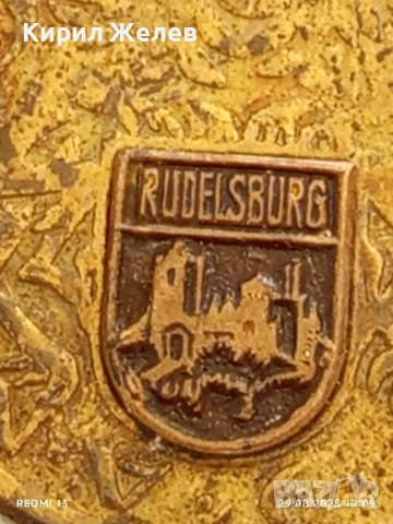 Медал Бург Заалек замък Германия за КОЛЕКЦИЯ ДЕКОРАЦИЯ 26075, снимка 7 - Антикварни и старинни предмети - 51530815