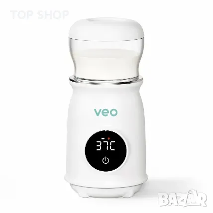VEO Преносим акумулаторен нагревател за шишета/4500mAh батерия/LED дисплей/USB-C,Chicco/Avent