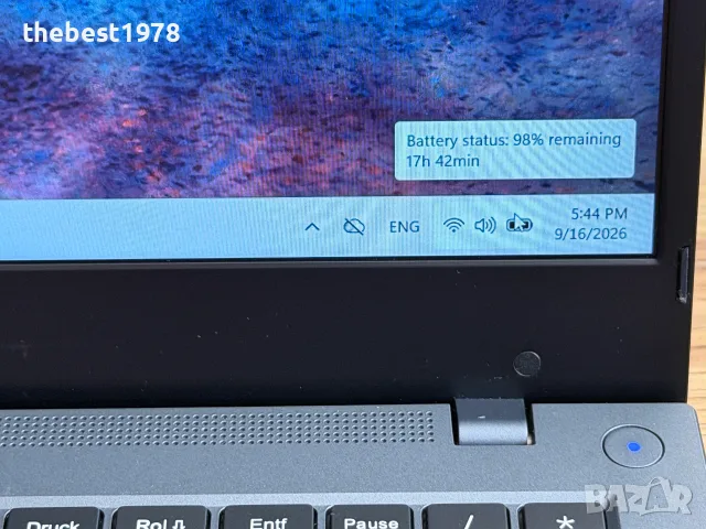 15.6 Medion Avantum`Ryzen 7430U/16GB RAM/256GB SSD/Full HD IPS/Батерия 12ч/Подсветка, снимка 10 - Лаптопи за работа - 56106767