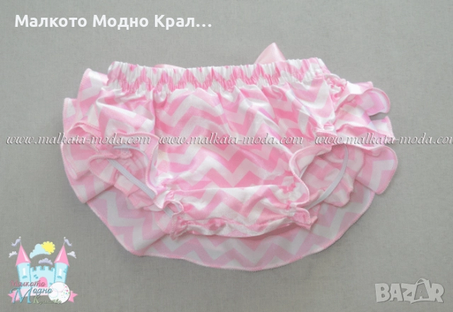 Комплект шорти с воали, лента за коса и цветя за крачета, снимка 4 - Комплекти за бебе - 51452492