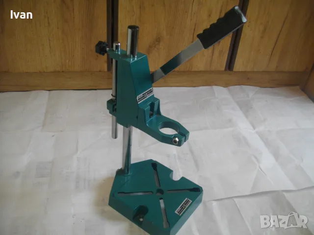 MANESMANN НОВА ОЛЕКОТЕНА АЛУМИНИЕВА ПРОФЕСИОНАЛНА НЕМСКА СТОЙКА ЗА БОРМАШИНА 2,0кг/работен ход 65мм, снимка 12 - Бормашини - 48253407