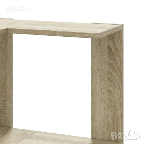 vidaXL Ъглова етажерка 5 рафта сонома дъб 50x50x179 см инженерно дърво, снимка 7 - Етажерки - 56148186