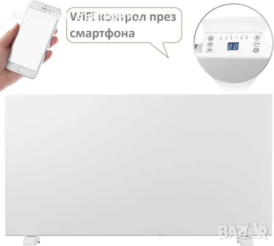 Енергоспестяващ Wi-fi конвектор Diplomat, снимка 2 - Отоплителни печки - 48770205
