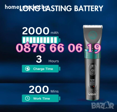 Професионална машинка за подстригване на кучета, котки,домашни любимци, снимка 2 - Други стоки за животни - 53738840