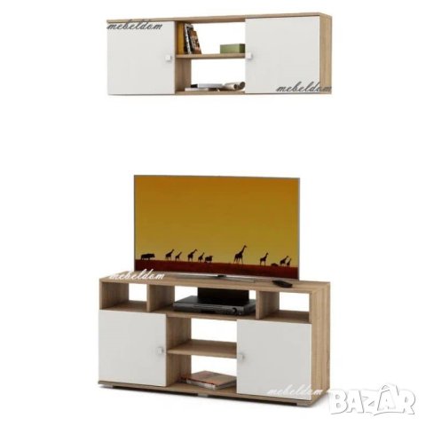 Тв шкаф 120см. и надстройка(код-3097), снимка 2 - Шкафове - 40720598