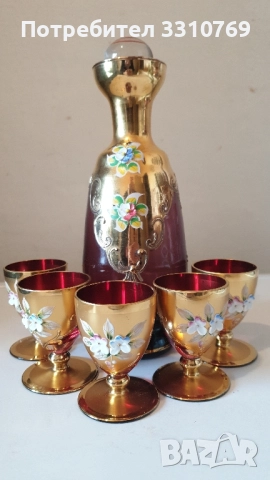 Луксозни сервизи за ликьор и ракия. 