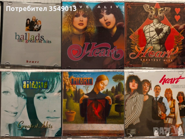 Неофициални cd / цд компакт дискове - нови - HEART [GREATEST HITS]