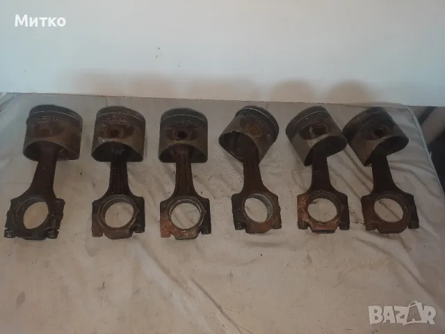 Ретро колянов вал с бутала и биели за 6 цилиндров редови двигател за Мерцедес мотор М 180 , снимка 12 - Части - 49062140