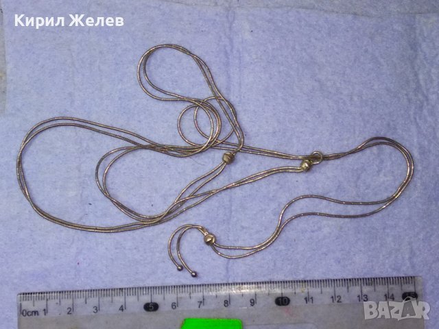 ФЕЕРИЧНО СТИЛНО СРЕБЪРНО ФЕШЪН АРТ КОЛИЕ СРЕБРО 925 ДИЗАЙНЕРСКИ ВИНТИДЖ РАЗДВИЖЕН МОДЕЛ 39920, снимка 4 - Колиета, медальони, синджири - 42599993