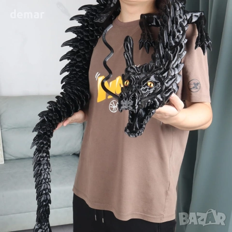 3D принтиран модел на дракон, 2,1 метра, гъвкави стави, за облекчаване на стреса, снимка 2 - Декорация за дома - 53813764