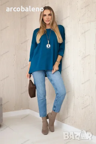 Дамски вискозен суичър с висулка, 16цвята, снимка 10 - Суичъри - 47522492