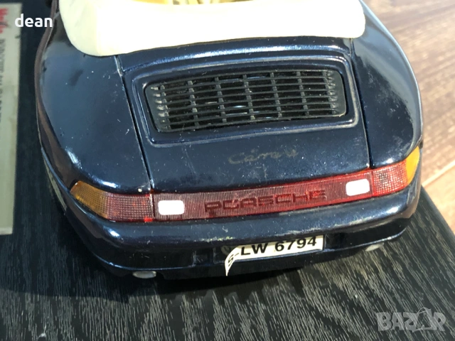 Колекционерско Porsche 911 Carrera Cabriolet, снимка 6 - Колекции - 53753267
