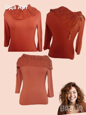 Цена за двете! Италия, вискоза. , снимка 2 - Ризи - 53528976