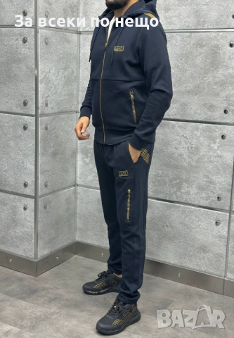 Emporio Armani Мъжки Спортен Комплект С Бродирано Лого🔝Мъжки Спортен Екип Емпорио Армани Код A974, снимка 3 - Спортни дрехи, екипи - 52095711