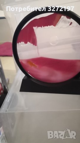 3D движеща се пясъчна картина,дълбоководен пясъчен пейзаж,размер 18cm х 19cm (7 инча), снимка 5 - Декорация за дома - 41856913