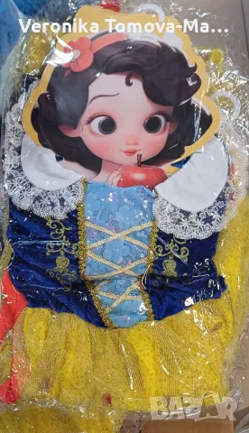 Рокля на Снежанка , снимка 4 - Детски рокли и поли - 47717241