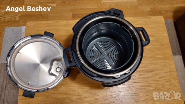 Комбиниран мултикукър Instant Pot DUO CRISP + AIR FRYER, 8 L, снимка 6 - Мултикукъри - 52714248