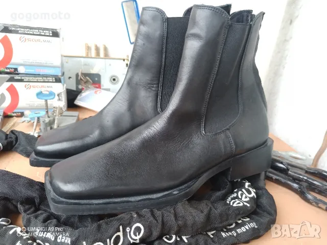мъжки боти, рокер боти, мото хард боти ASOS DESIGN, ЛУКС, ПРЕСТИЖ, МОДА, снимка 4 - Мъжки боти - 49508490