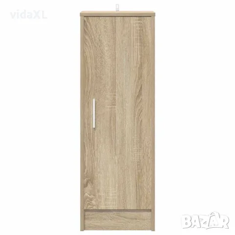 vidaXL Шкаф за обувки, дъб сонома, 32x35x92 см, инженерно дърво, снимка 5 - Шкафове - 56147864