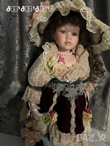 Старинна порцеланова кукла , снимка 3 - Колекции - 52851613