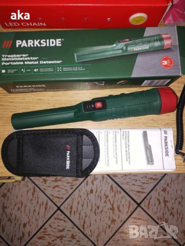 Преносим детектор за метал PARKSIDE водоустойчив пинпойнтер 3г.гаранция, снимка 2 - Друга електроника - 53470429
