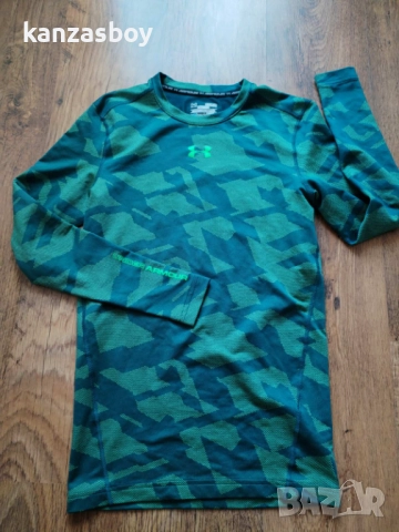 Under Armour ColdGear Jacquard Compression - мъжка фитнес блуза М, снимка 5 - Блузи - 52638851