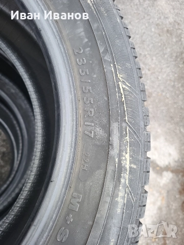 Dunlop 17x235x55 зимни гуми, снимка 4 - Гуми и джанти - 52672247