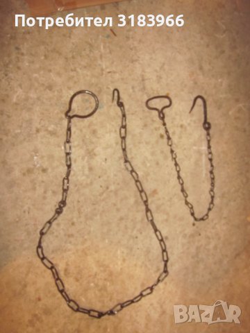  дебел синджир от волска каруца., снимка 6 - Антикварни и старинни предмети - 42059490