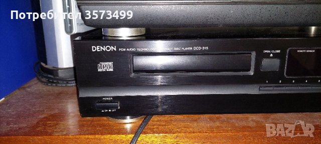 ДЕНОН cd плейърDCD-315, снимка 3 - Декове - 40862021