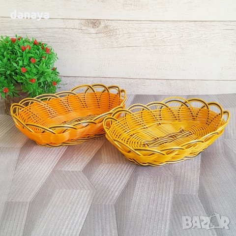 2704 Елипсовиден панер за хляб и плодове, снимка 2 - Аксесоари за кухня - 35677493