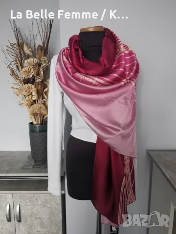 Дамски шалове от коприна, снимка 3 - Шалове - 49840377