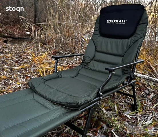 Шаранджийски стол с допълнение за крака , снимка 6 - Къмпинг мебели - 50209277