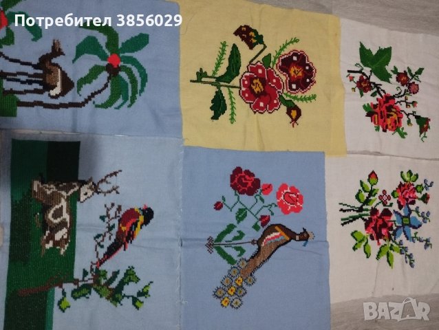 гоблени с орнаменти от ленена панама за рамки,за възглавници и др., снимка 2 - Други - 44405215