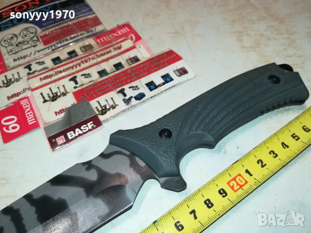 НОЖ 30СМ КАМУФЛАЖЕН ОСТЪР ЯК 1203252030, снимка 3 - Ножове - 49469878