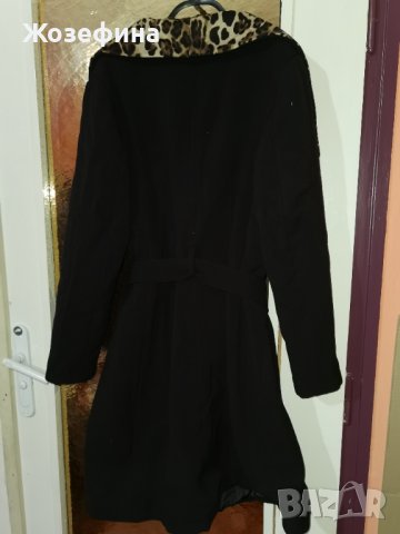 Стилно италианско палто с яка от окраска на ягуар James iakeland, снимка 10 - Палта, манта - 39343888