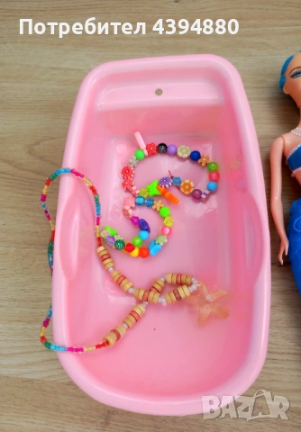 Кукла Русалка с вана, снимка 5 - Кукли - 53738383