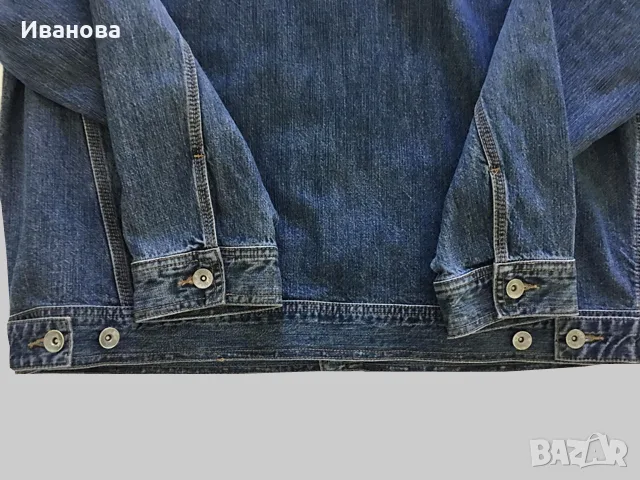 Класическо дънково яке от прекрасен деним, снимка 4 - Якета - 56041515